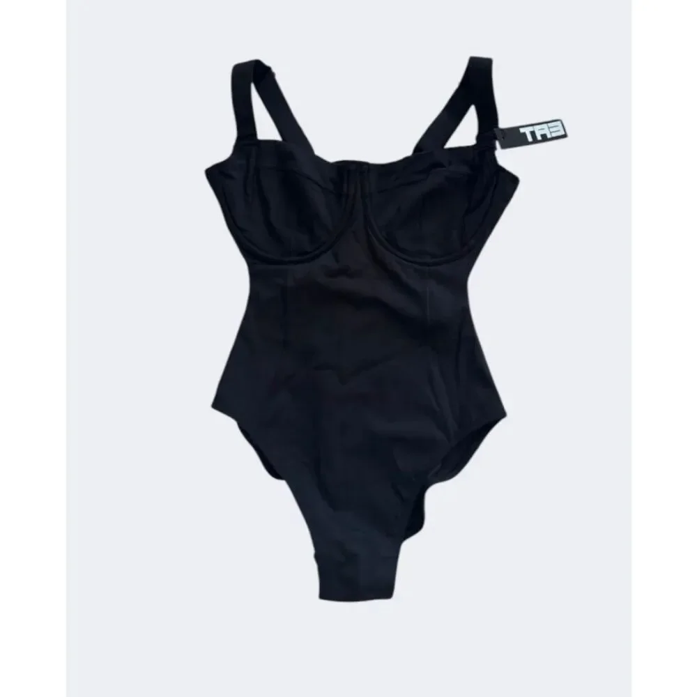 TA3 Lifty One Piece Swimsuit Black Nwt XS Reg/Long B/C Cup